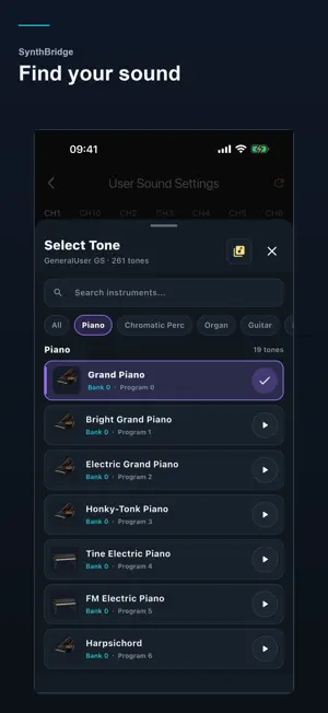 SynthBridge MIDI Synth screenshot 3