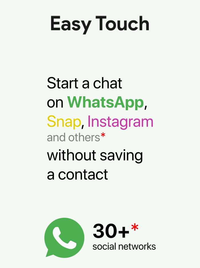 Easy Touch - social connects