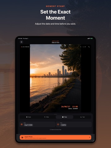 Moment Stamp: Photo Timestamp iPad screenshot