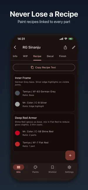 GunplaLog screenshot 4