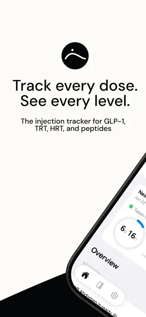 Injex: GLP-1 & Peptide Tracker screenshot 1