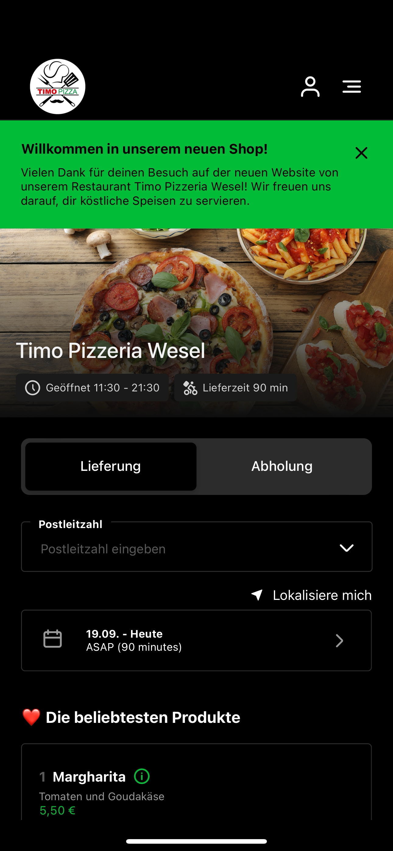 Timo Pizzeria Wesel