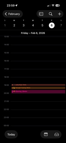 FitToCal - Workout Calendar Screenshot 7 of 7