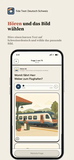 fide Test: Deutsch Schweiz screenshot 2