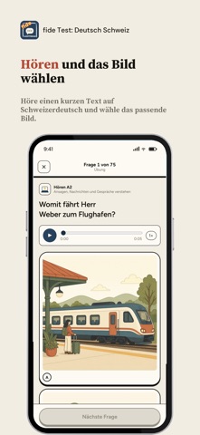 fide Test: Deutsch Schweiz iPhone screenshot