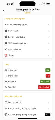 Vietmap Motrak screenshot
