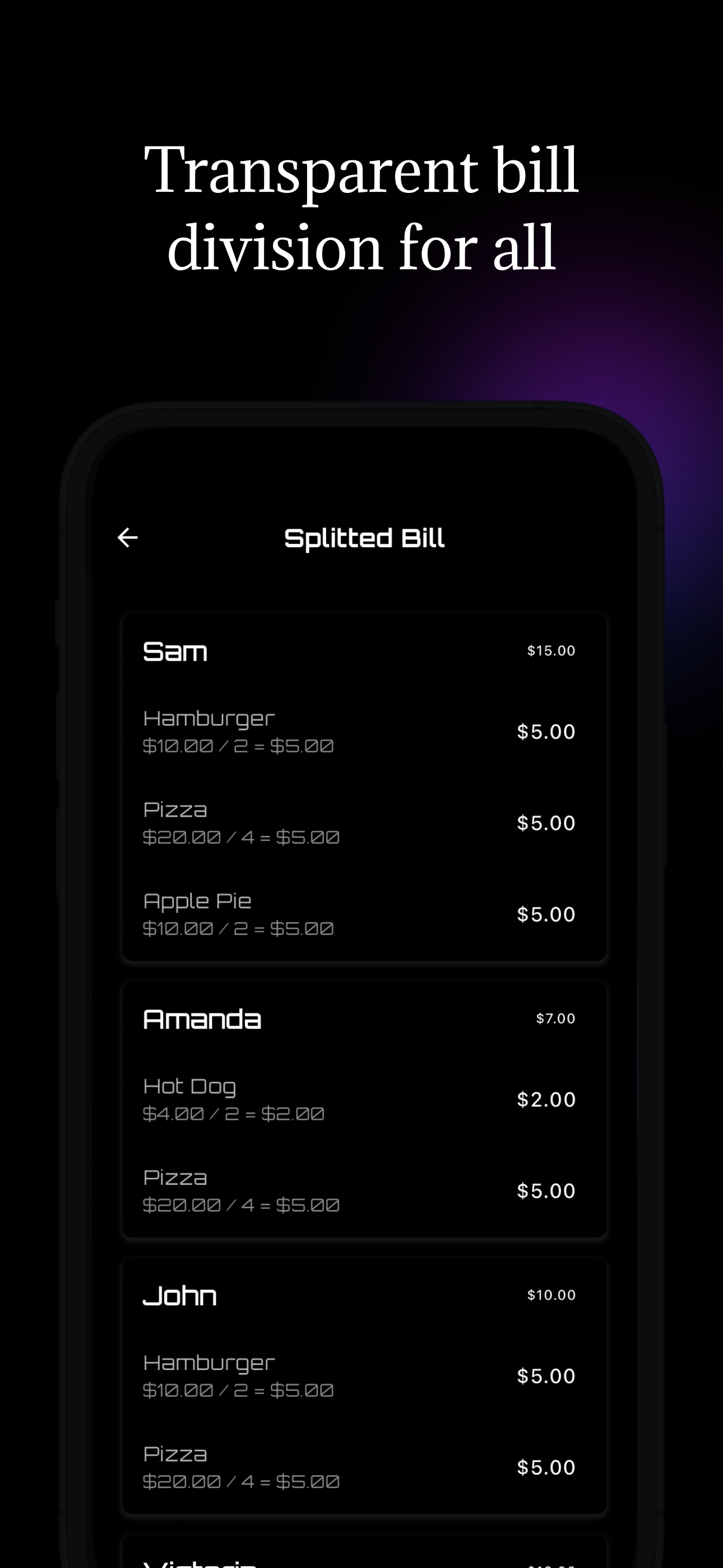Billify: Smart Bill Split screenshot 5