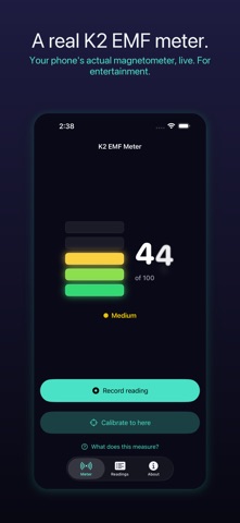 SpectraEMF iPhone screenshot
