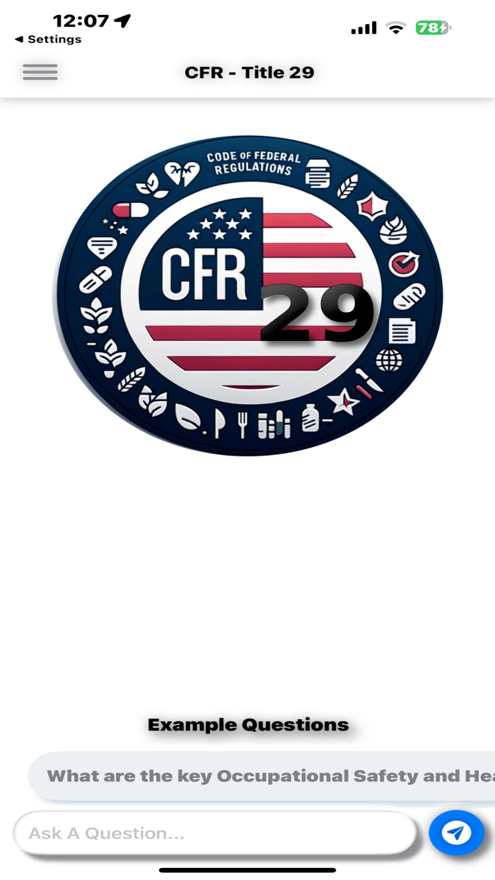 CFR AI - Title 29