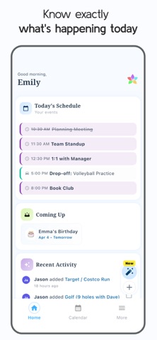 Famzil: Family Calendar iPhone screenshot