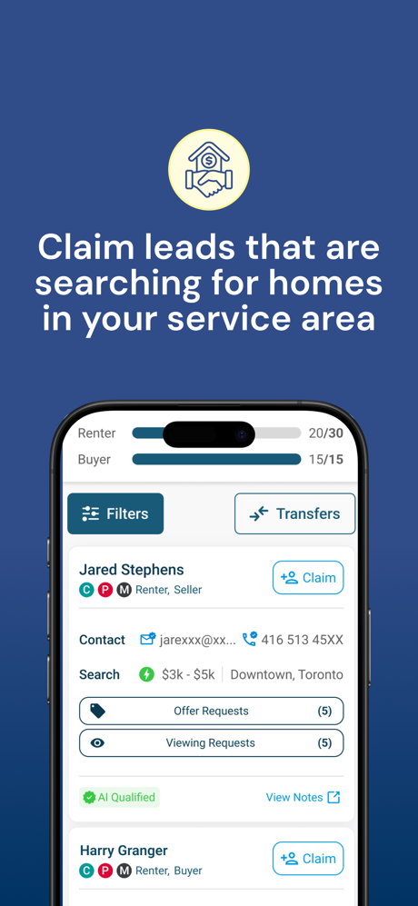 Property.ca CRM screenshot 1