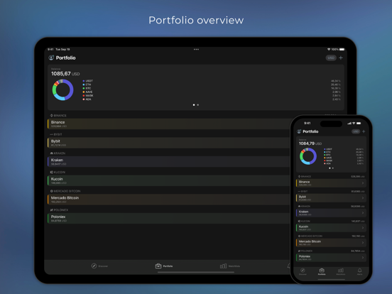 TabTrader - crypto terminal iPad app afbeelding 6