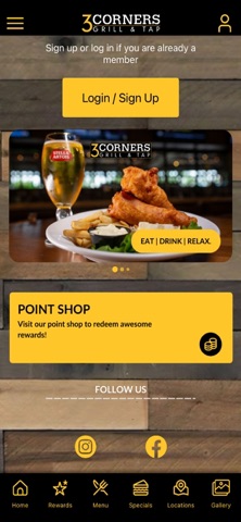 3 Corners Grill & Tap App Screenshot 2 of 3