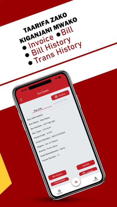 PostaKiganjani Screenshot