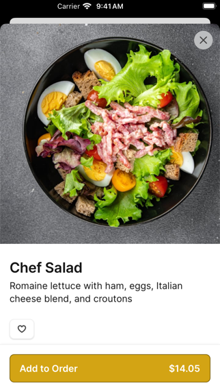 The Italian Grille iPhone screenshot 4 - Food & Drink app