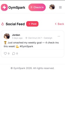 GymSpark Screenshot 2 of 10
