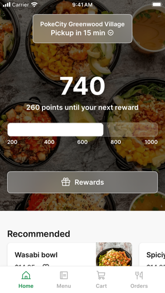 PokeCity Greenwood Village iPhone screenshot 1 - Food & Drink app