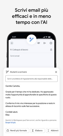 Gmail - l'email di Google App Store preview screenshot 5