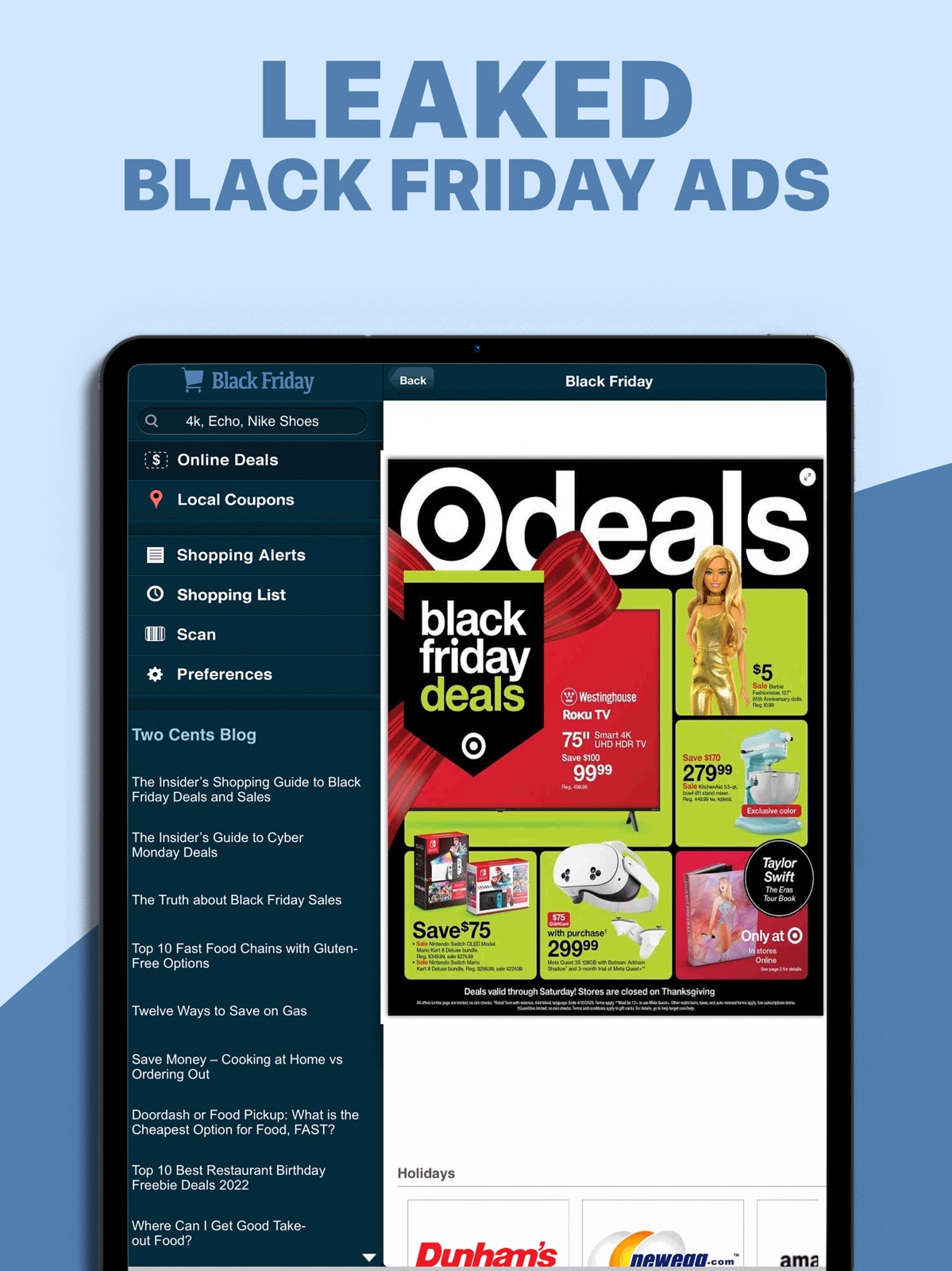 Black Friday 2026 Deals Ads ipad screenshot 1