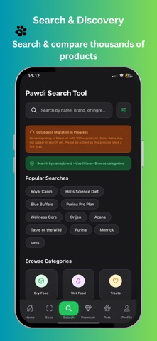 Pawdi - Pet Food Scanner iPhone screenshot