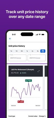 Track My Pension iPhone screenshot