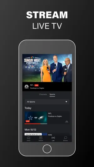 NBC Sports screenshot 2