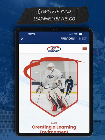 USA Hockey Learning Center iPad screenshot