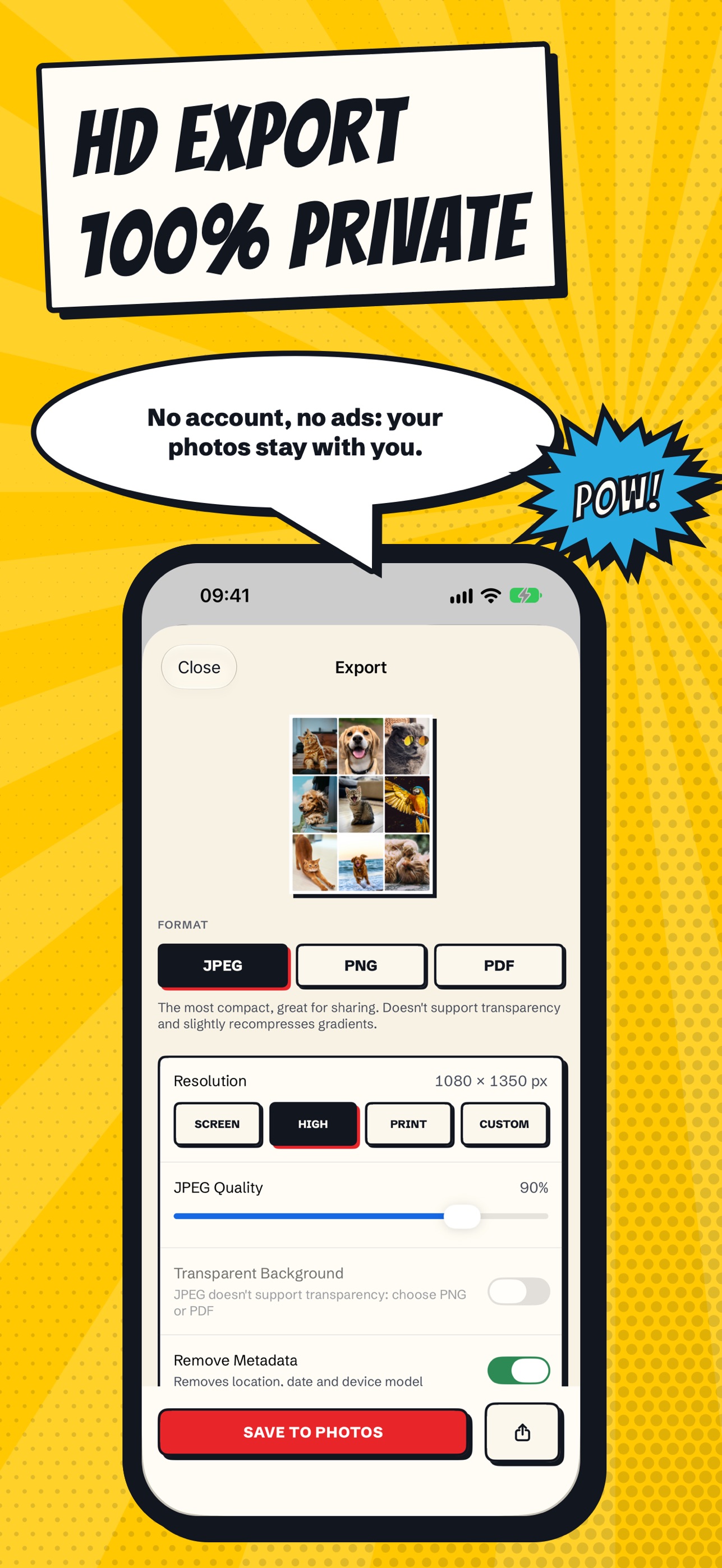 Screenshot 5 of Mosaira: Photo Collage, Comics