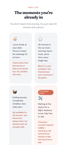 Just Call Me App screenshot