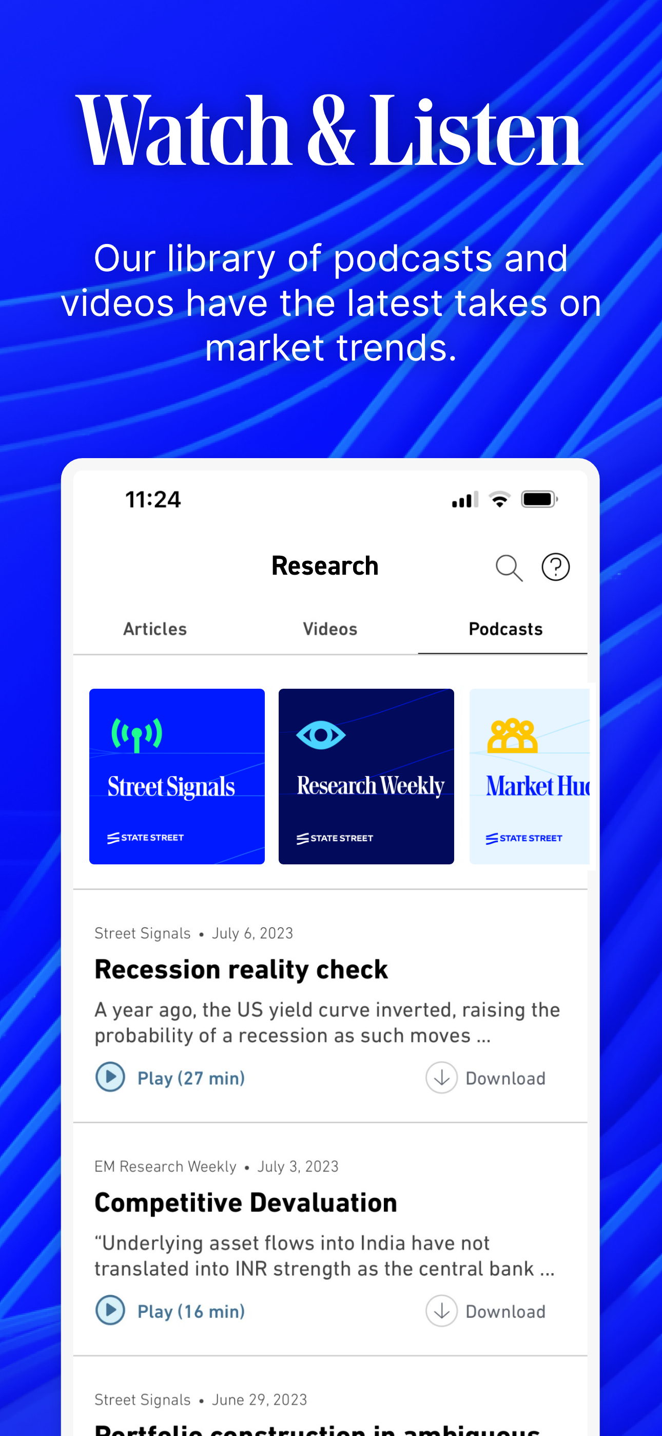 State Street Insights screenshot 3