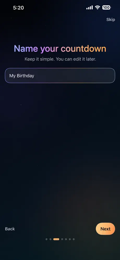 Next Up: Countdown Widget 倒计时小组件应用截图