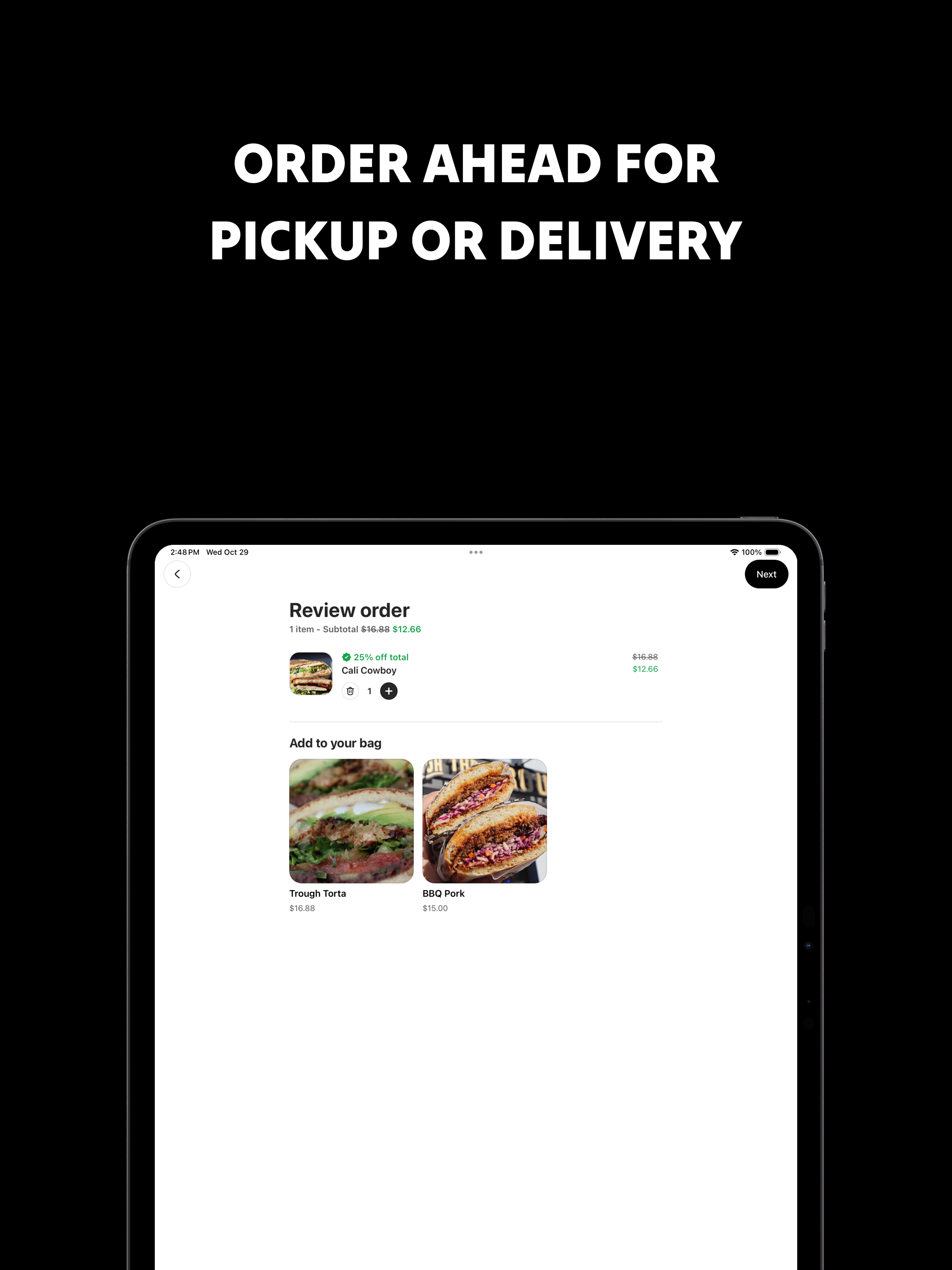 The Trough - Order Now