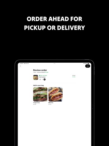 The Trough - Order Now iPad screenshot