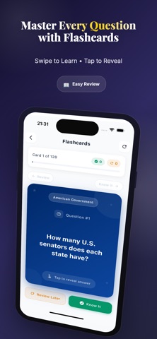 Citizenship Test - US - 2026 iPhone screenshot