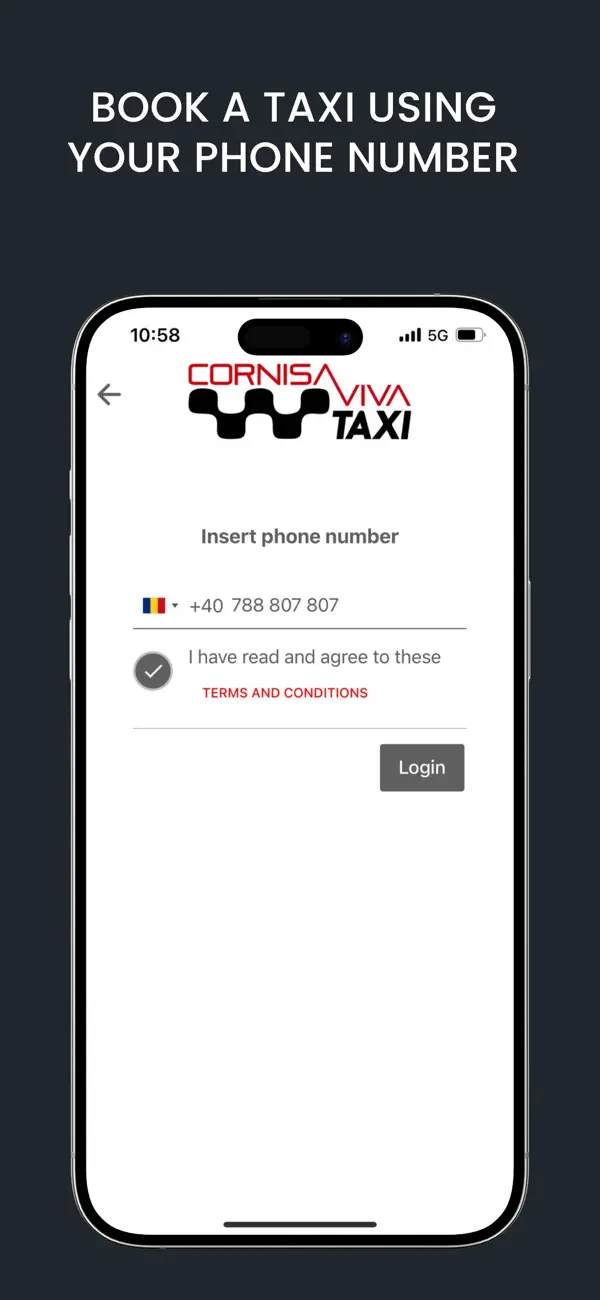 Screenshot #1 pour Taxi Cornisa Viva