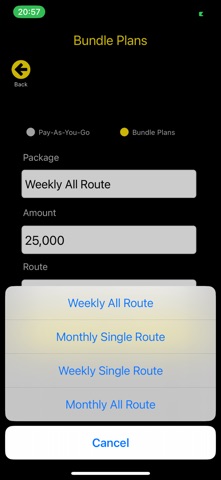 E-Bus App screenshot
