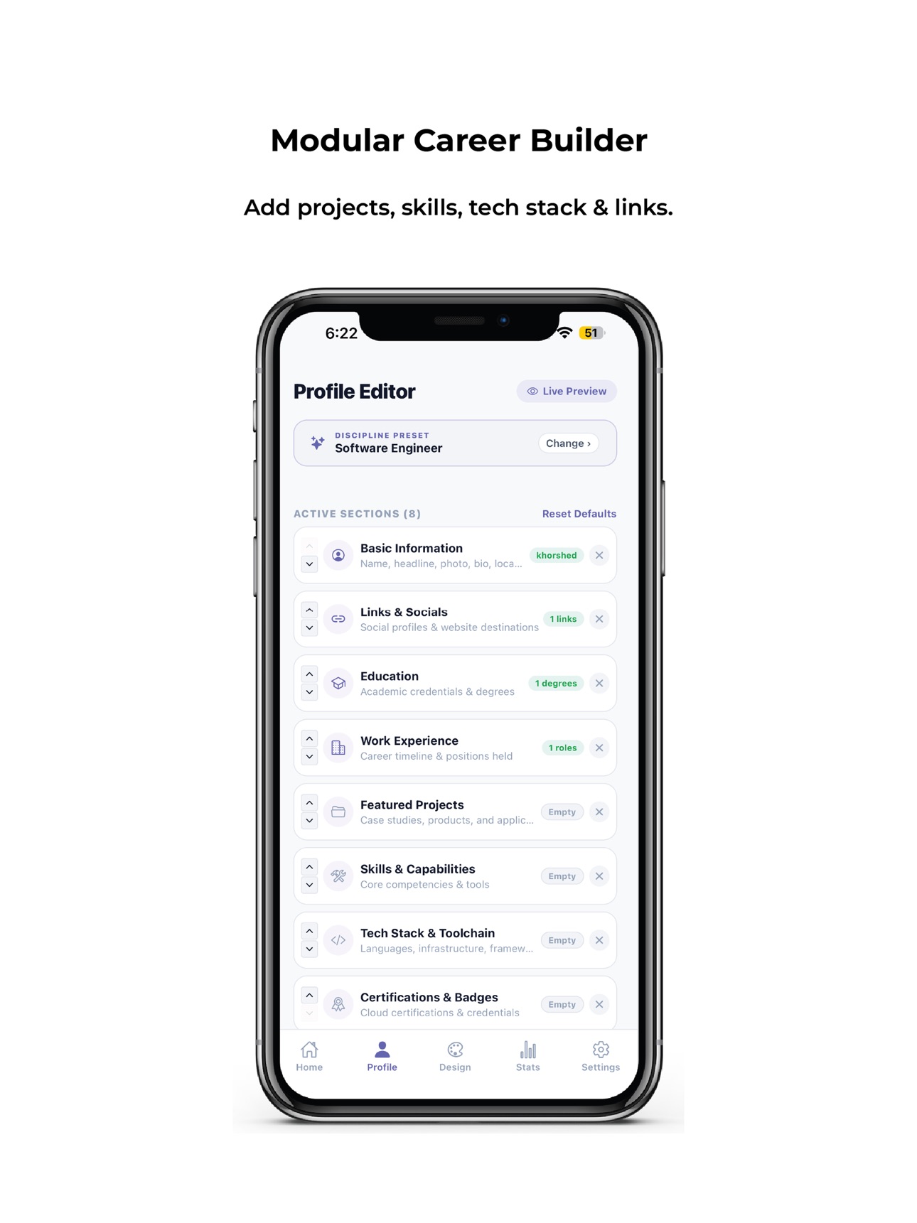 Screenshot 11 of Getlink: Bio Link & CV