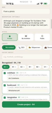 Memofluent: Vocab Builder Screenshot 3 of 10