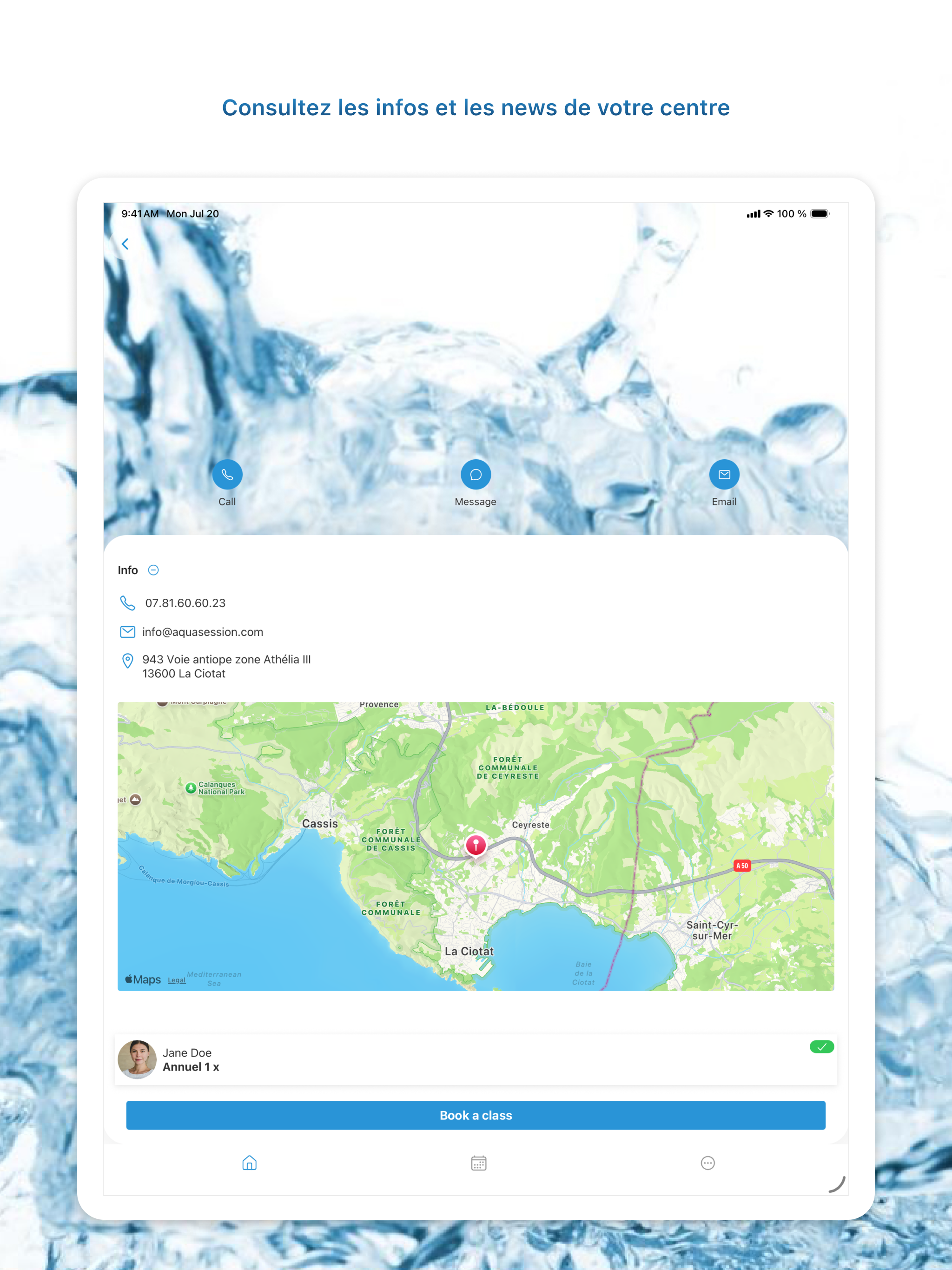 Aquasession screenshot 5