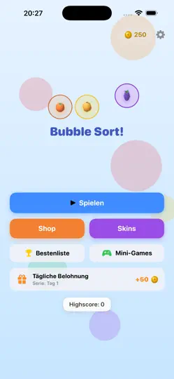 Скриншот Bubble Sort! на iPhone 4