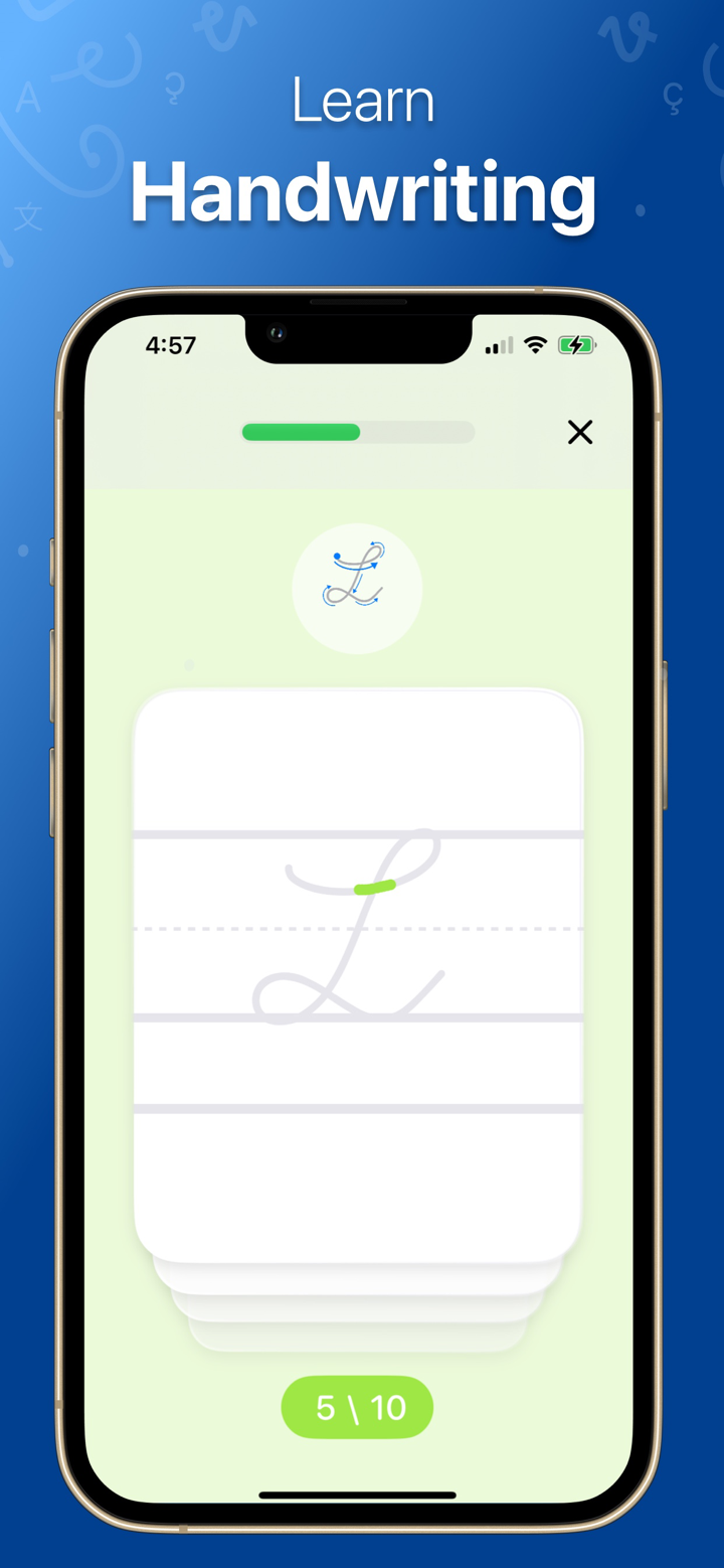 Pencil Games abc Handwriting screenshot 1