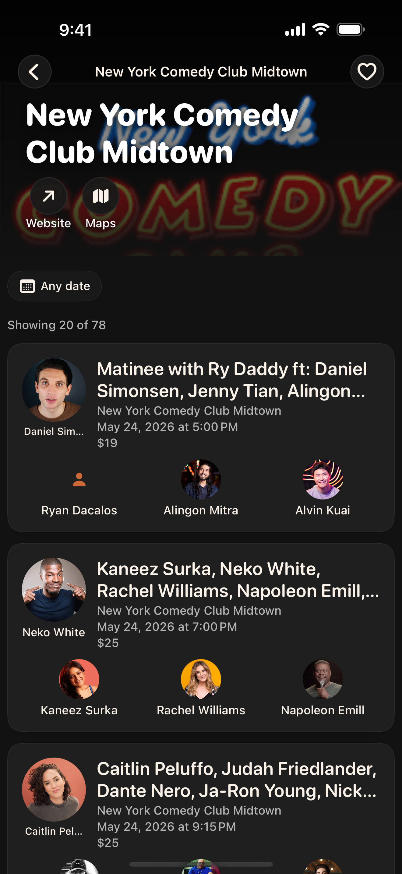 Laughtrack - Find Local Comedy