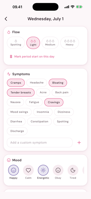 Petal: Period Tracker Screenshot 5 of 10