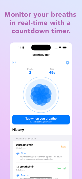BreatheMeter Screenshot 5 of 7