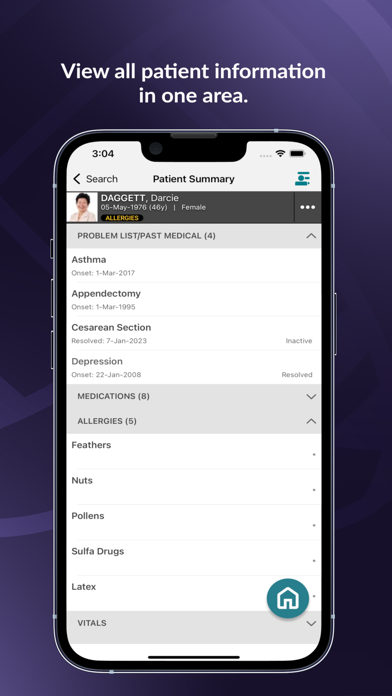 Screenshot #3 pour Veradigm EHR Mobile