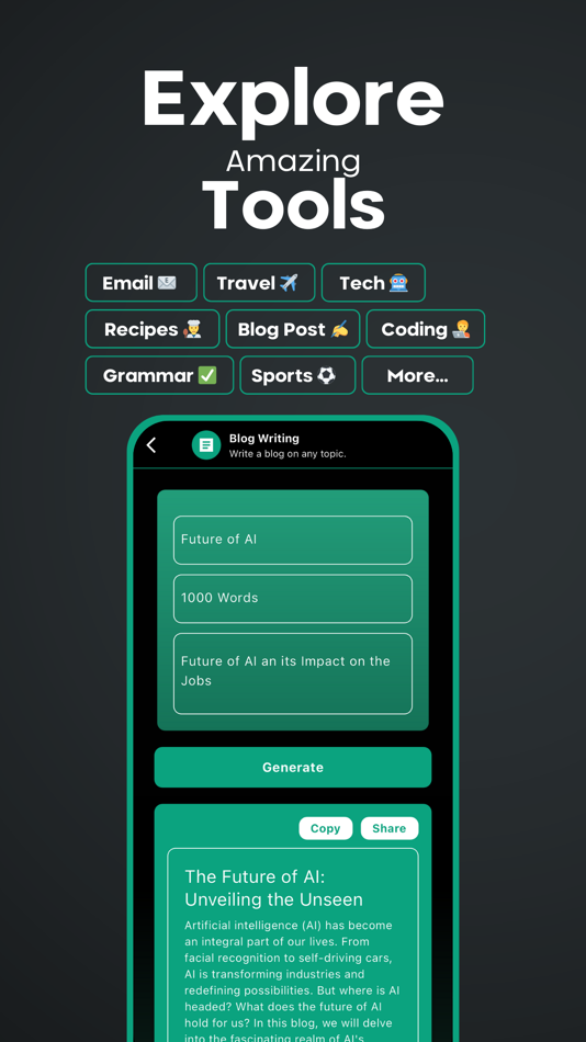 #9. Chat AI - AI Chatbots & Tools (iOS) 由: Mehroz Sheikh
