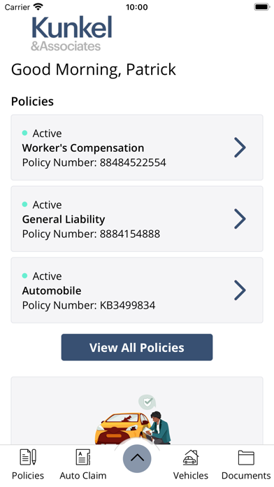 Kunkel & Associates Screenshot