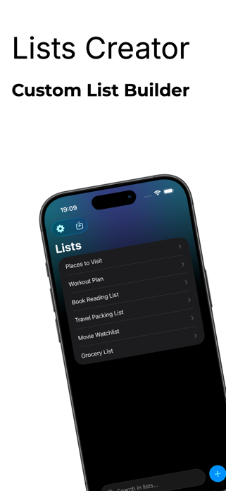 Lists Creator Screenshot 1 of 6