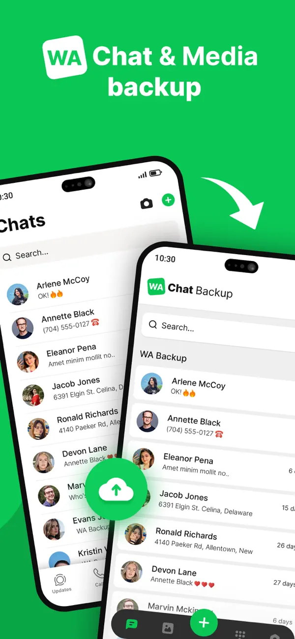 Screenshot #1 pour Chat Backup & Restore for WA