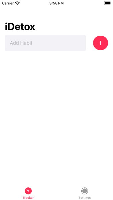 iDetox: Bad Habit Tracker Screenshot